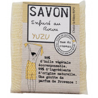 Savonnette YUZU infusé au Roucou 100 g Mas du roseau