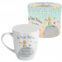 Mug blanc LE PETIT PRINCE et la rose dans coffret