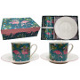 Coffret 2 tasses FLAMANT ROSE ALLEN DESIGNS