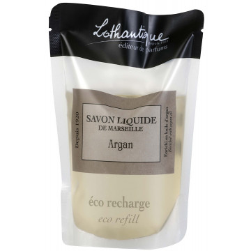 Recharge Savon liquide de Marseille Argan à l'huile d'olive Lothantique Le Comptoir à savons de Marseille