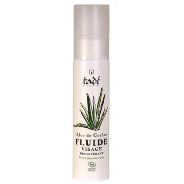 Fluide désaltérant visage · Aloe de Corfou Tadé 50 ML Certifié COSMOS ORG