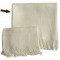 SERVIETTE NID D’ABEILLE CREME 50 x 100cm Mas du Roseau