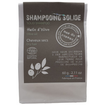 Shampooing solide à l'huile d'olive pour cheveux secs Mas du roseau