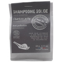 Shampooing solide au Charbon actif anti pollution Mas du roseau