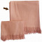 SERVIETTE NID D’ABEILLE ROSE POUDRE 50 x 100cm Mas du Roseau