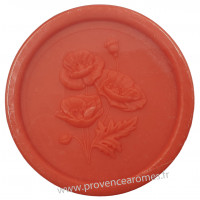 Savon COQUELICOT à l'huile d'amande douce et beurre de karité Bio 100 gr Esprit Provence