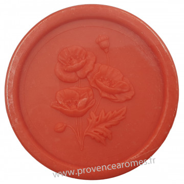 Savon COQUELICOT à l'huile d'amande douce et beurre de karité Bio 100 gr Esprit Provence