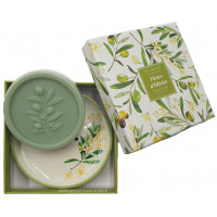 Coffret Porte-Savon et savon FLEUR D'OLIVER 100 gr Esprit Provence