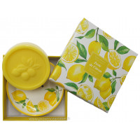 Coffret Porte-Savon et savon CITRON 100 gr Esprit Provence