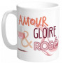 Mug AMOUR GLOIRE ET ROSÉ