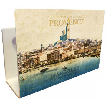 Porte éponge MARSEILLE en PROVENCE déco rétro