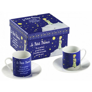 Coffret 2 tasses nuit étoilée LE PETIT PRINCE