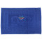 Tapis de bain bleu roi brodé DANSE DES SARDINES
