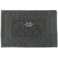 Tapis de bain quartz brodé DANSE DES SARDINES