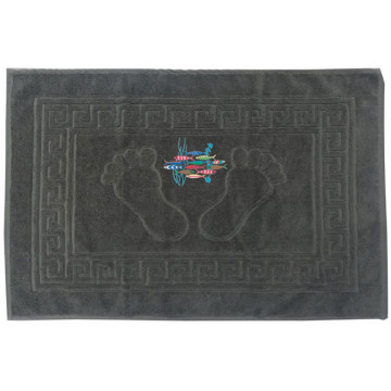 Tapis de bain quartz brodé DANSE DES SARDINES