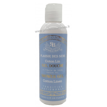 Gel douche luxe COTON LIN à l'huile de coton 200 ml Un été en Provence