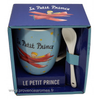 Mug avec cuillère LE PETIT PRINCE Avion