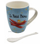 Mug avec cuillère LE PETIT PRINCE Avion