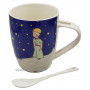 Mug avec cuillère LE PETIT PRINCE nuit étoilée