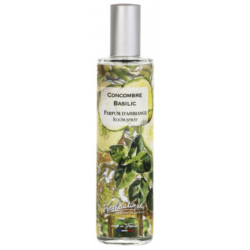 Parfum d'ambiance CONCOMBRE BASILIC Jardin d'aquarelles Lothantique