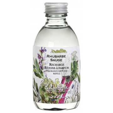 Recharge Parfum à bâtons RHUBARBE SAUGE Jardin d'aquarelles Lothantique