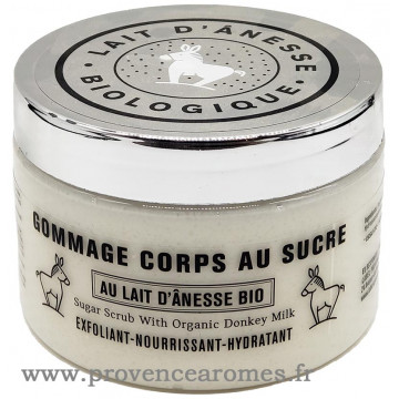 Gommage corps au sucre lait d'ânesse BIO