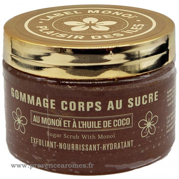 Gommage corps au sucre monoï et huile de coco