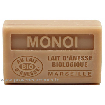 Savon MONOÏ au lait d'ânesse Biologique 60 gr