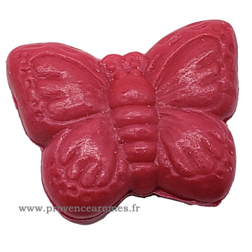 Savon en forme de Papillon rouge