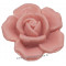 Petit savon en forme de rose rose