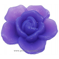 Petit savon en forme de rose violette