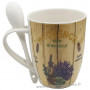 Mug avec cuillère PROVENCE SAVON DE MARSEILLE