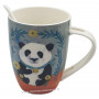 Mug avec cuillère PANDA Allen Designs