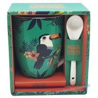 Mug avec cuillère TOUCAN Allen Designs