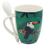 Mug avec cuillère TOUCAN Allen Designs