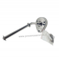 Porte Savon rotatif mural inox argent