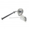 Porte Savon rotatif mural inox argent