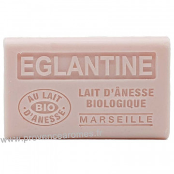 Savon Églantine au lait d'ânesse bio 60g