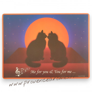 Set de table Chats au clair de lune I & S Collection