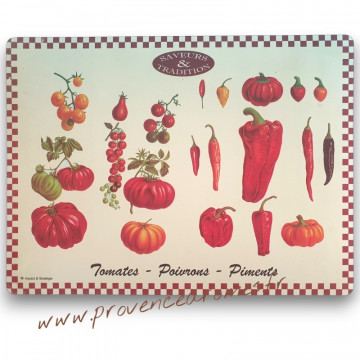 Set de table Tomates, Poivrons et Piments I & S Collection