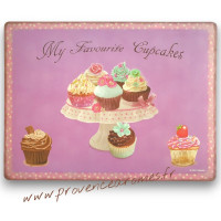 Set de table vintage My Favourite Cupcakes I & S Collection