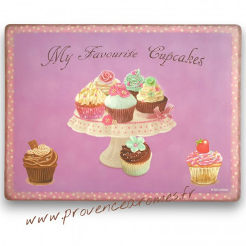 Set de table vintage My Favourite Cupcakes I & S Collection