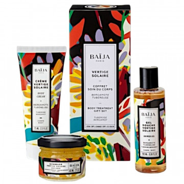 Coffret soin Bergamote Tubéreuse Baïja Vertige Solaire collection