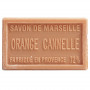 Savon CANNELLE ORANGE au beurre de karité 100 gr Savon de Marseille Pur végétal