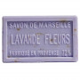 Savon LAVANDE FLEUR au beurre de karité 100 gr Savon de Marseille Pur végétal
