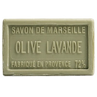 Savon OLIVE LAVANDE au beurre de karité 100 gr Savon de Marseille Pur végétal
