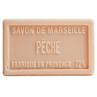 Savon PÊCHE au beurre de karité 100 gr Savon de Marseille Pur végétal