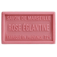 Savon ROSE ÉGLANTINE au beurre de karité 100 gr Savon de Marseille Pur végétal