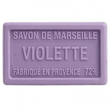 Savon VIOLETTE au beurre de karité 100 gr Savon de Marseille Pur végétal