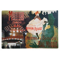 Set de table Moulin Rouge La Goulue – Décoration rétro vintage